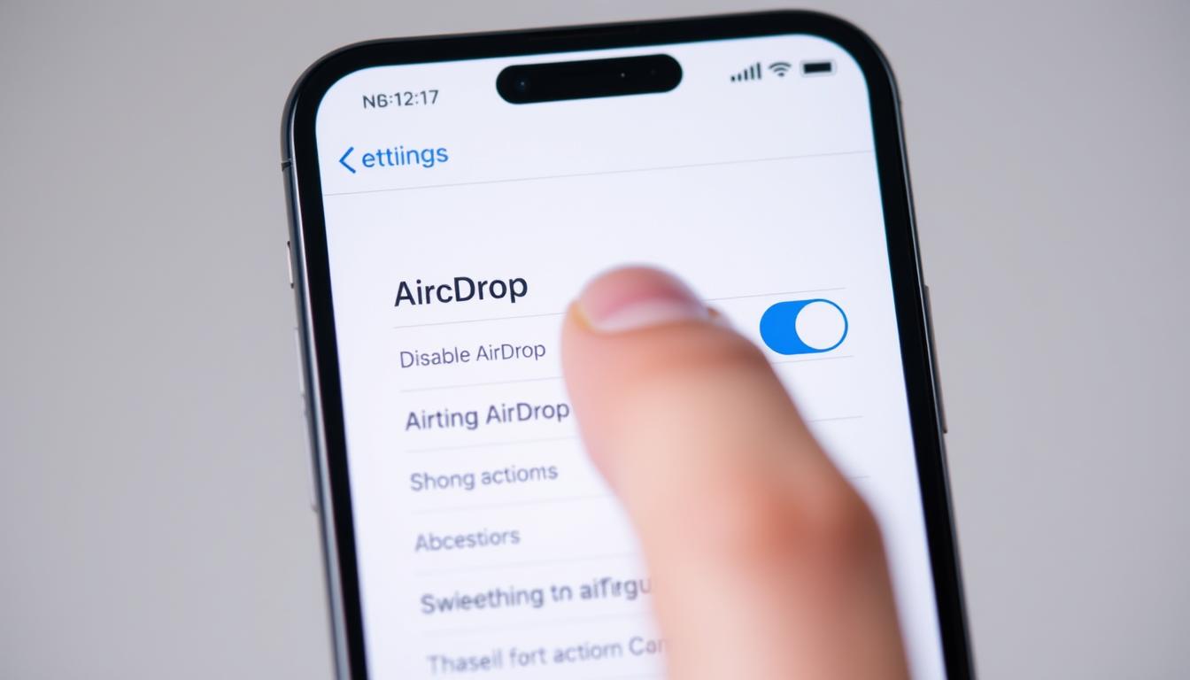 how to turn off airdrop on iphone