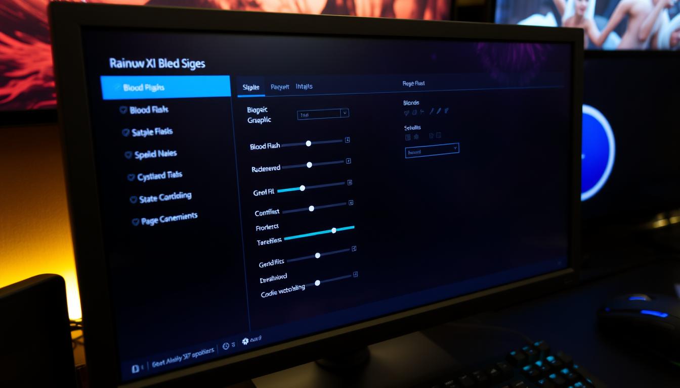 how to turn off blood flash on pc rainbow